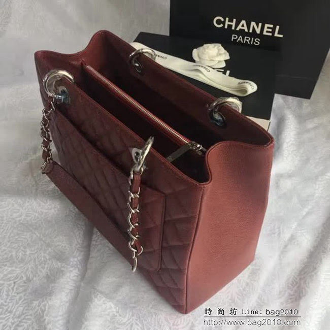 香奈兒CHANEL 50995 經典系列 魚子醬牛皮方形風格雙鏈條包 DSC1954